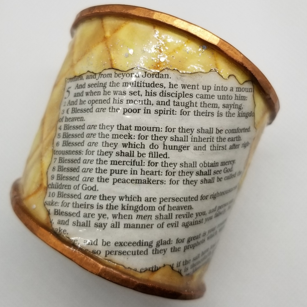 Beatitudes  Snake Skin Cuff